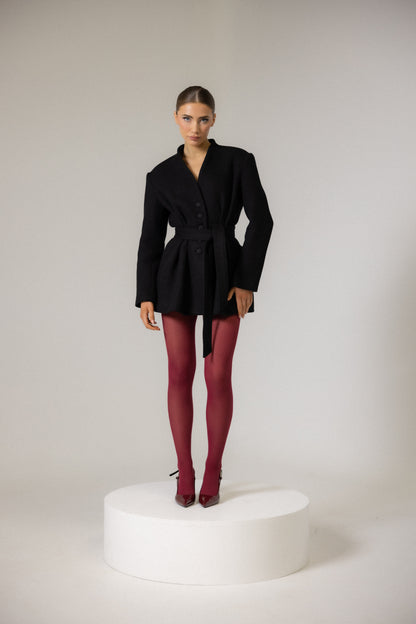 KAMILAH SCRUCTURED WOOL BLAZER