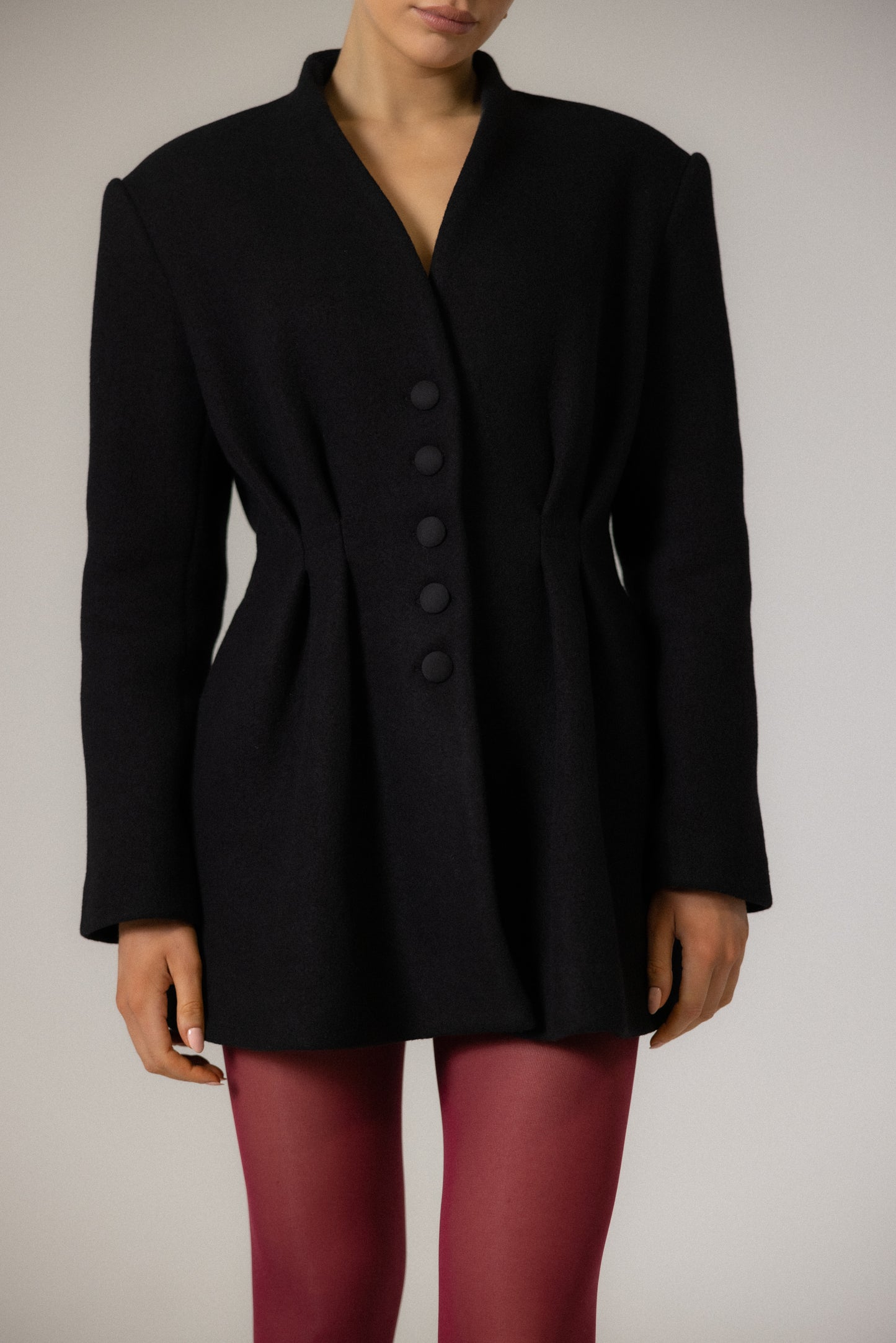 KAMILAH SCRUCTURED WOOL BLAZER