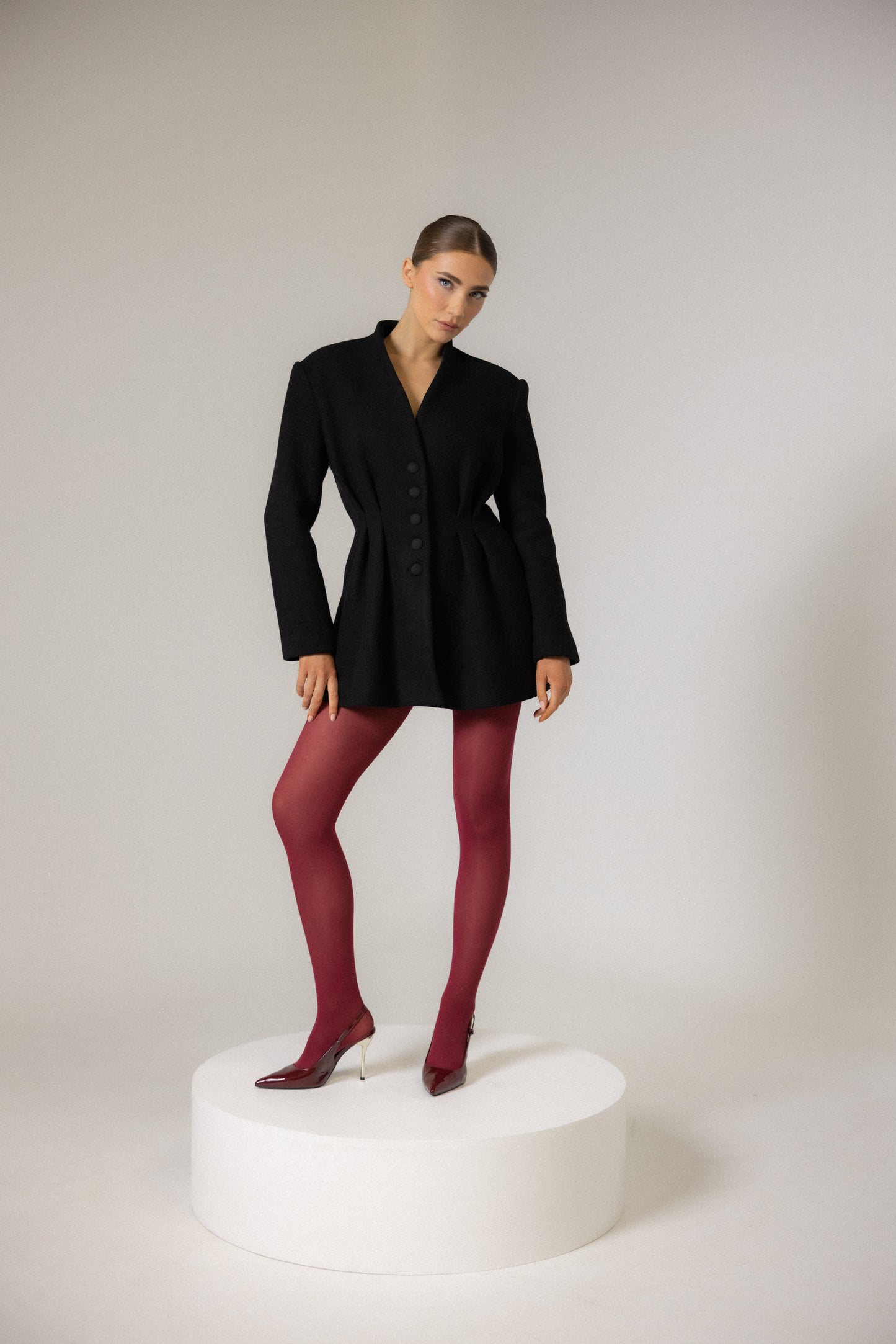 KAMILAH SCRUCTURED WOOL BLAZER