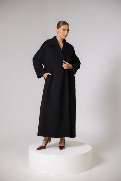 NAYLA MAXI WOOL COAT