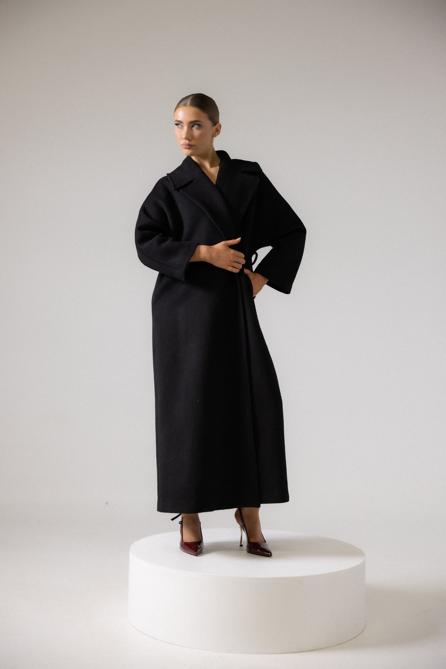 NAYLA MAXI WOOL COAT