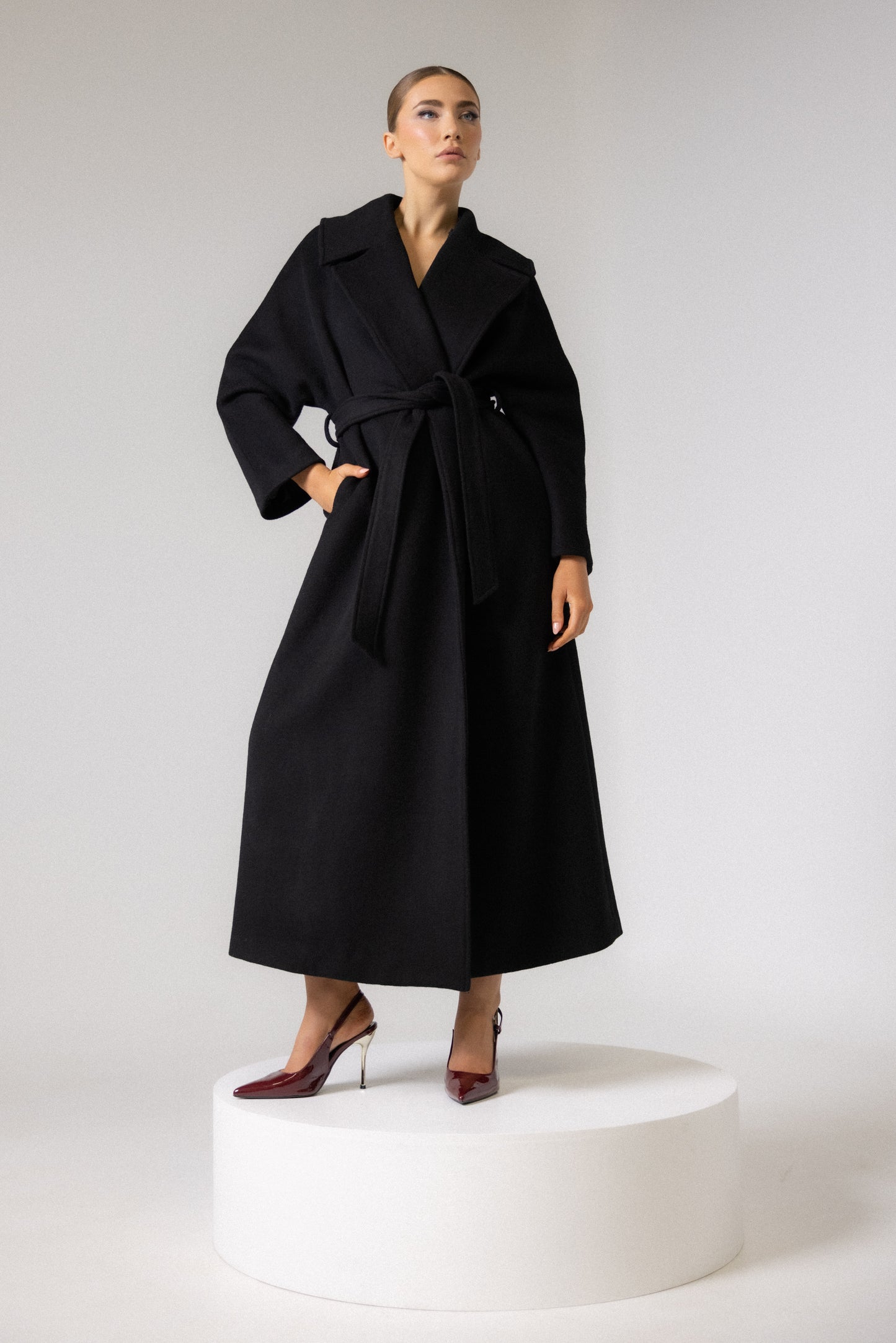 NAYLA MAXI WOOL COAT