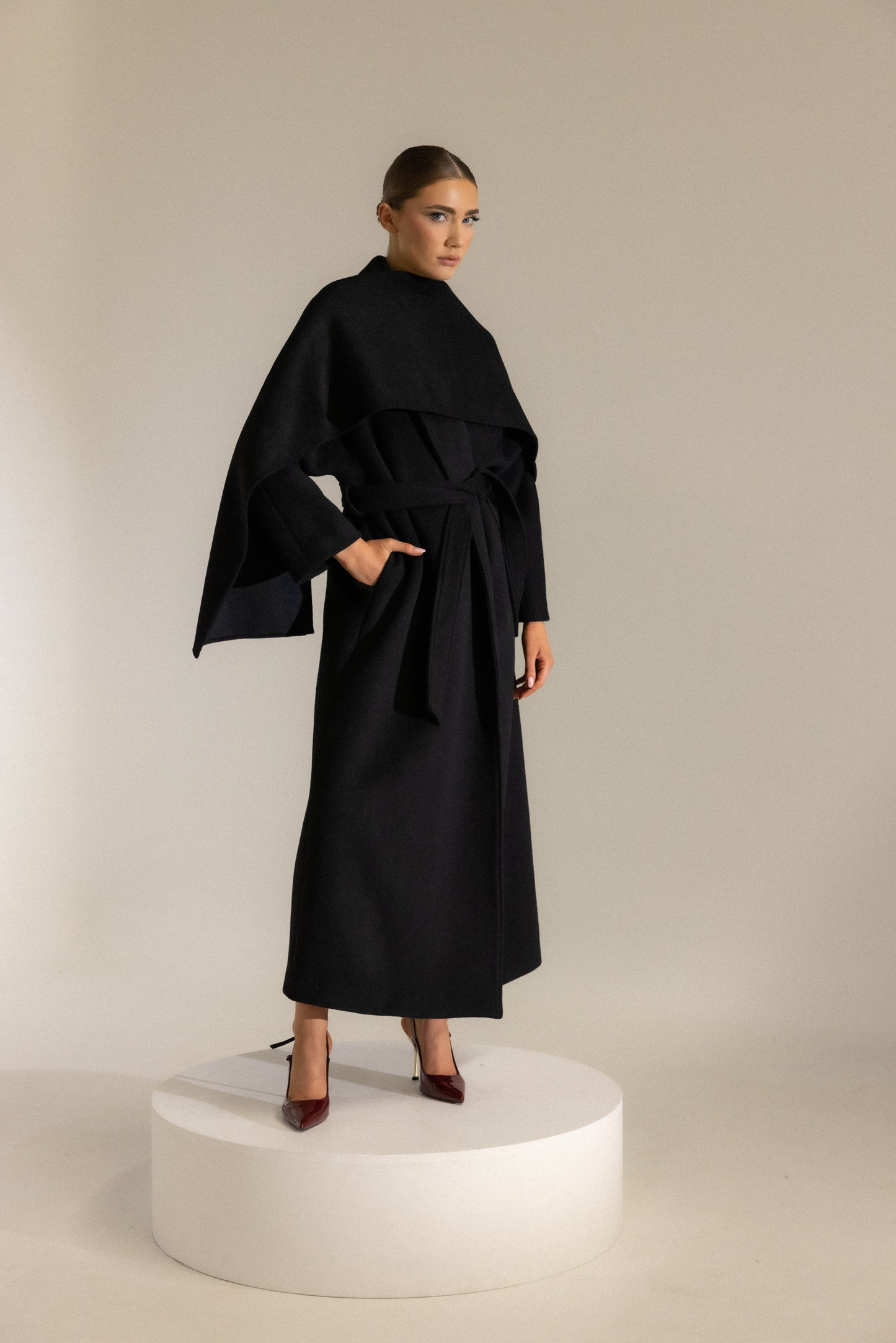 NAYLA MAXI WOOL COAT