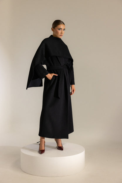 NAYLA MAXI WOOL COAT