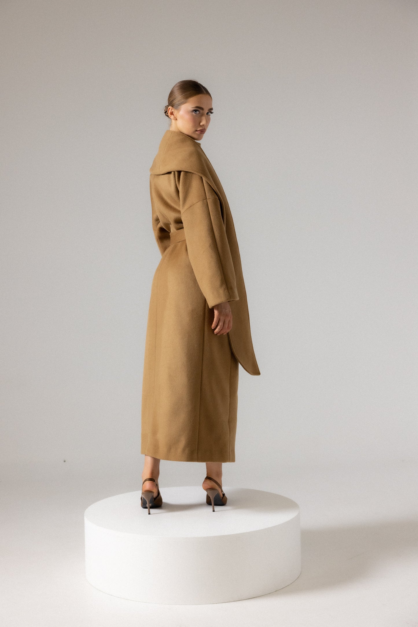 YASEMIN MAXI WRAP COAT