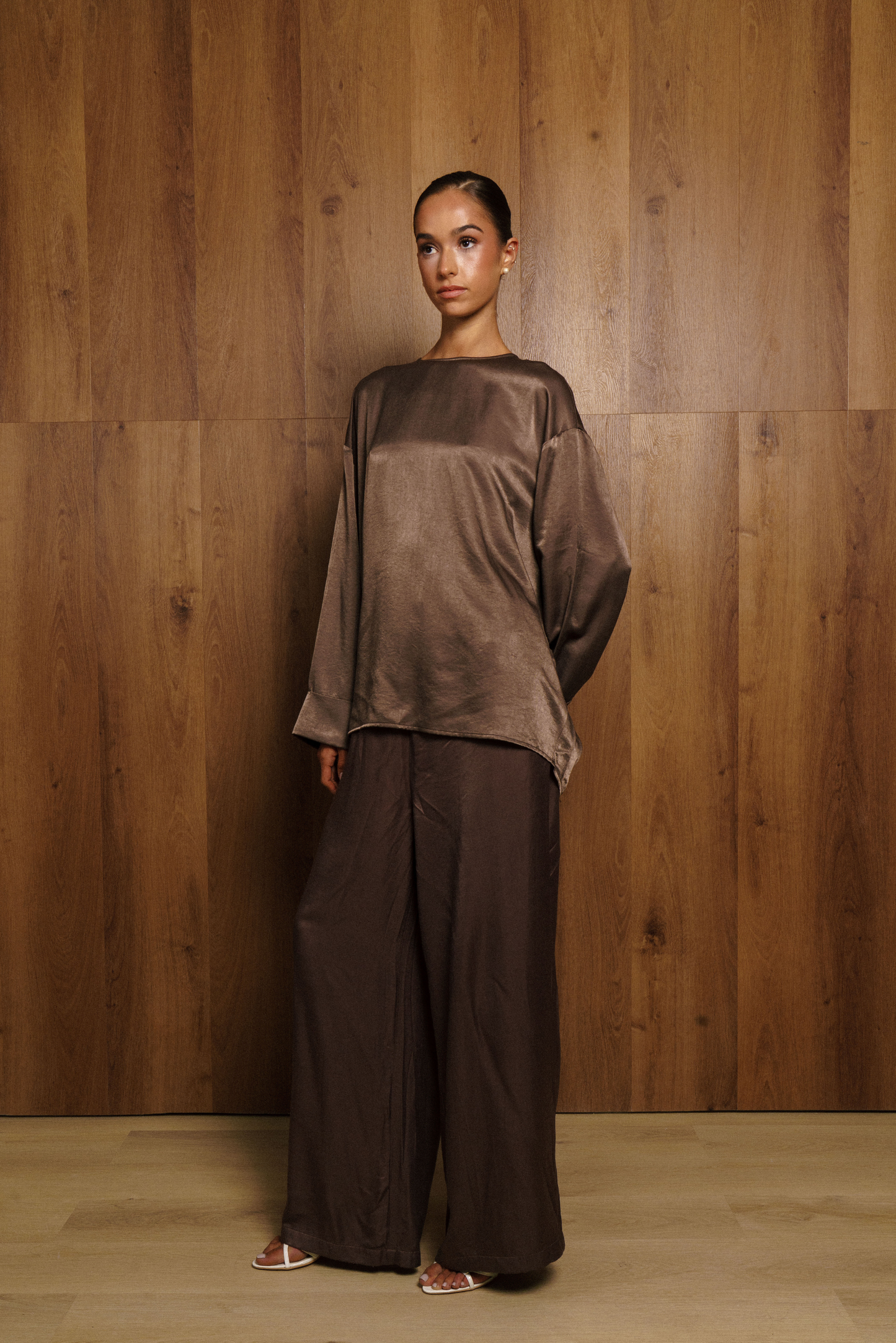 CEIL SHIRT TENCEL - MOCHA