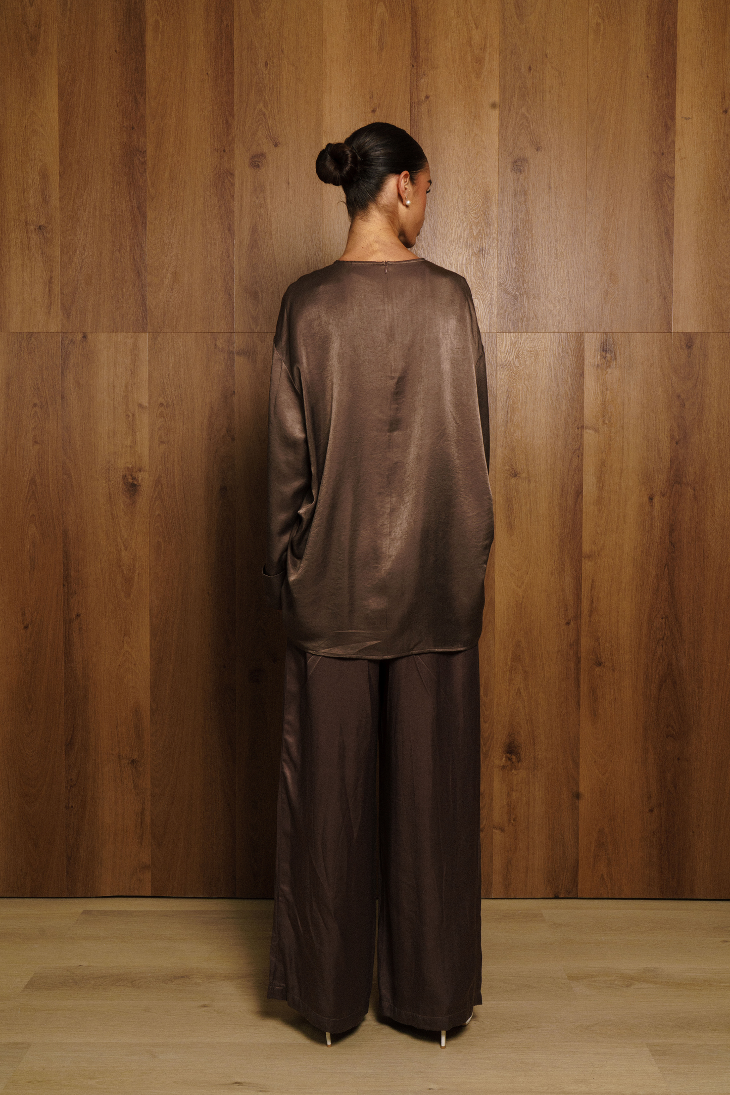 CEIL SHIRT TENCEL - MOCHA