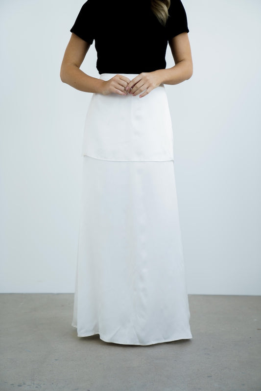 ELLE SILK SKIRT