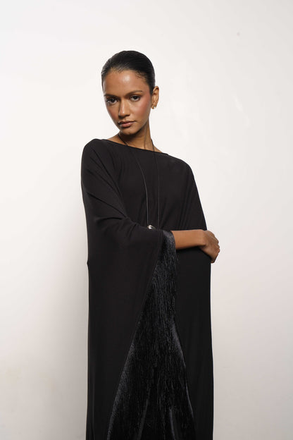LISETTE TASSLE PONCHO