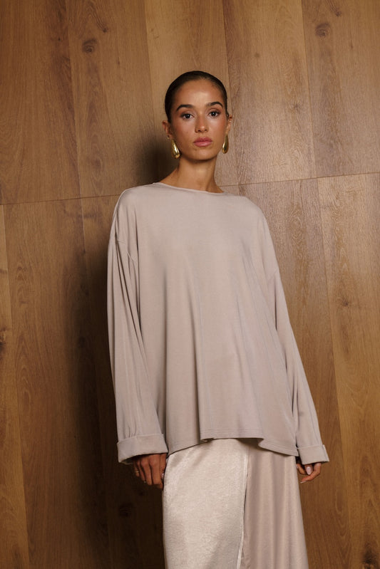 CEIL SHIRT -  TAUPE