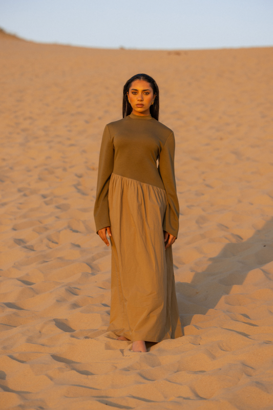 ELAYA ASYMMETRICAL DRESS